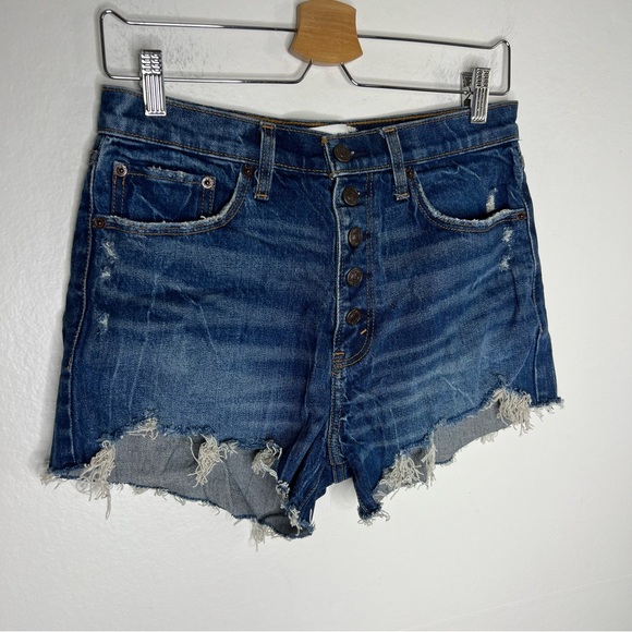 Abercrombie & Fitch High Rise Mom Short Sz 28/6 - Picture 6 of 6